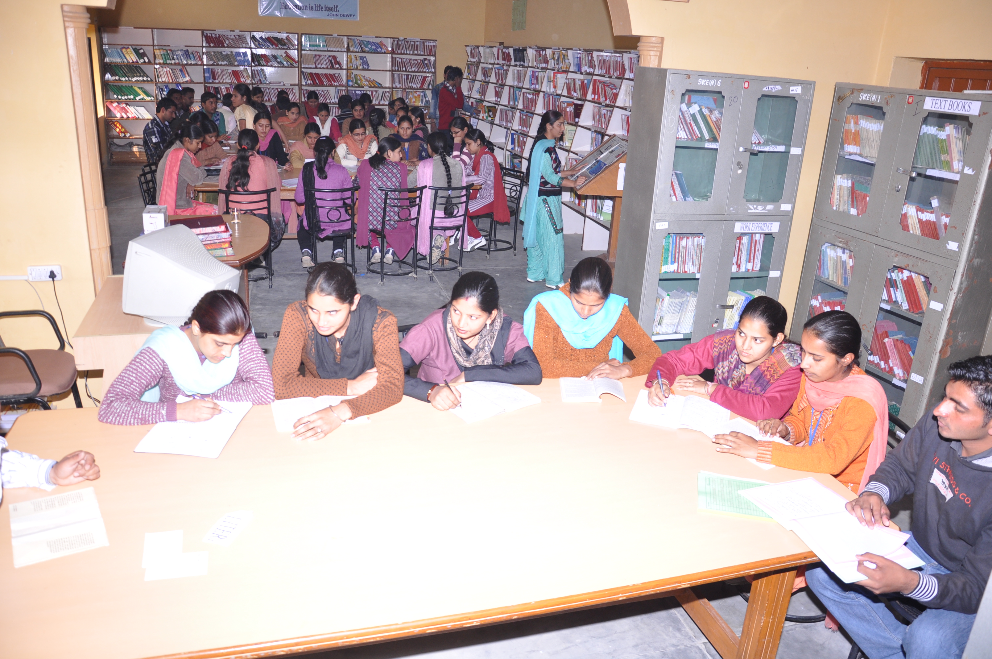 College library reading hall